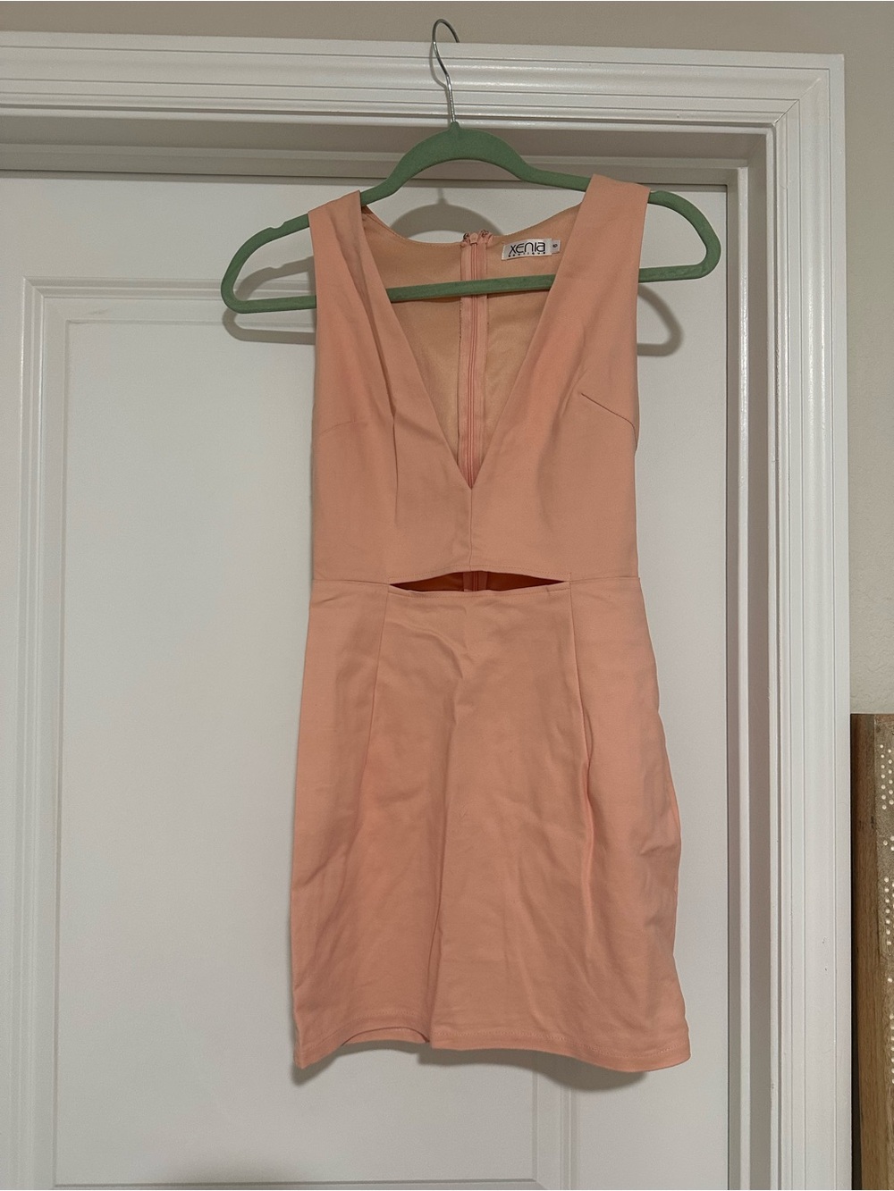 Xenia Boutique Peach Mini Dress